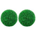vidaXL Artificial Boxwood Balls 2 pcs 13.8"
