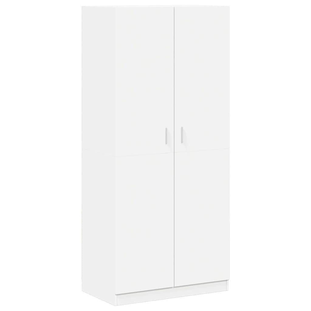 vidaXL Wardrobe White 35.4"x20.5"x78.7" Engineered Wood