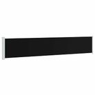 vidaXL Patio Retractable Side Awning 117x600 cm Black