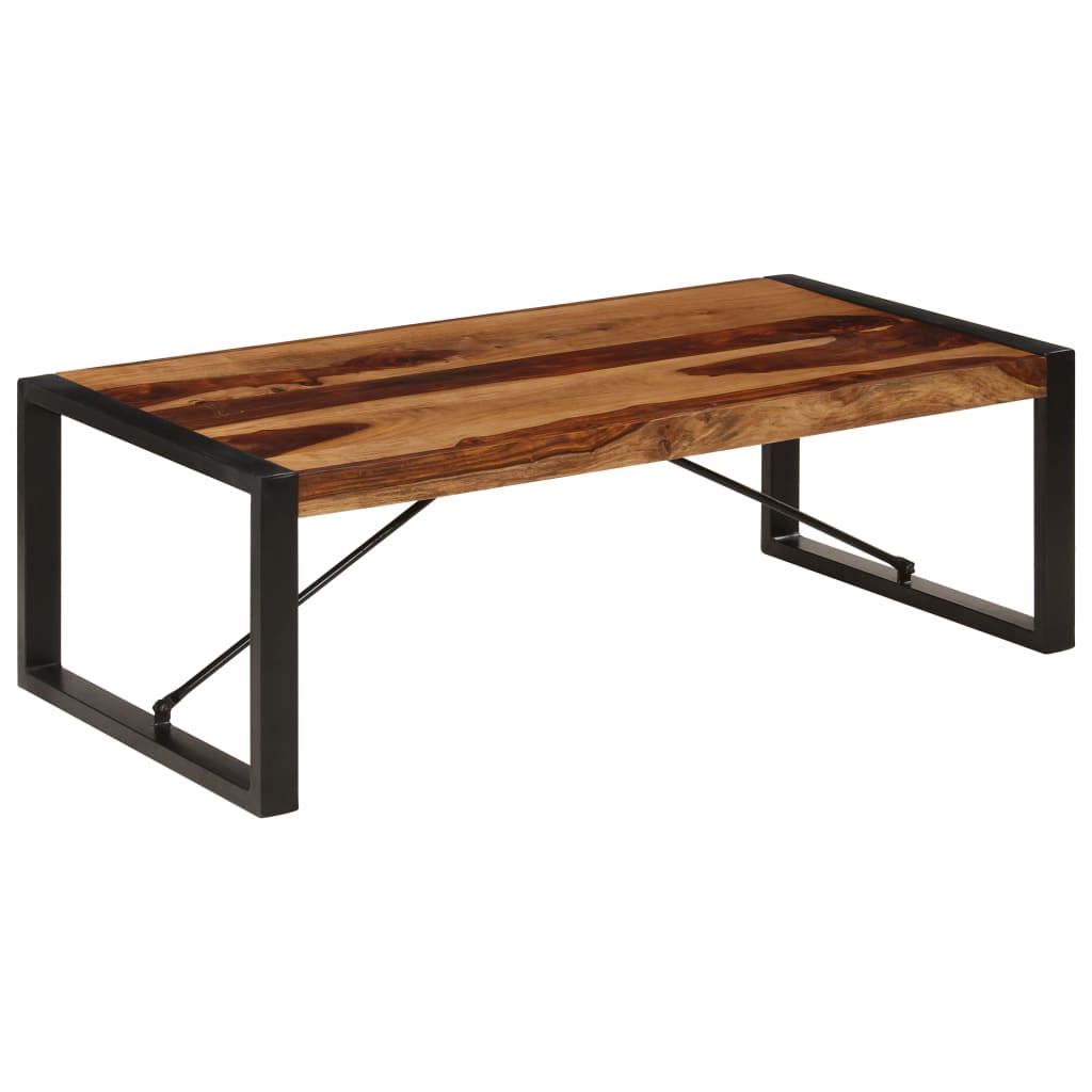 vidaXL Coffee Table 47.2"x23.6"x15.7" Solid Acacia Wood
