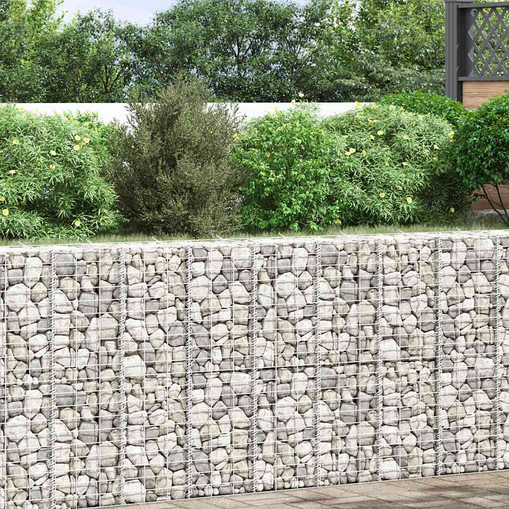 vidaXL Gabion Raised Beds 3 pcs 11.8"x11.8"x39.4" Iron
