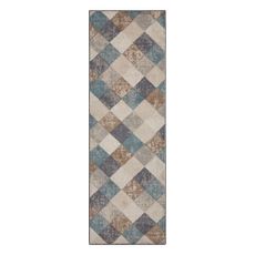 Blue/beige runner 80x200 cm Terrain – Hanse Home
