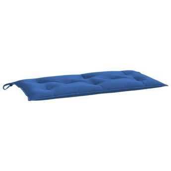vidaXL Garden Bench Cushion Blue 43.3"x19.7"x2.8" Oxford Fabric