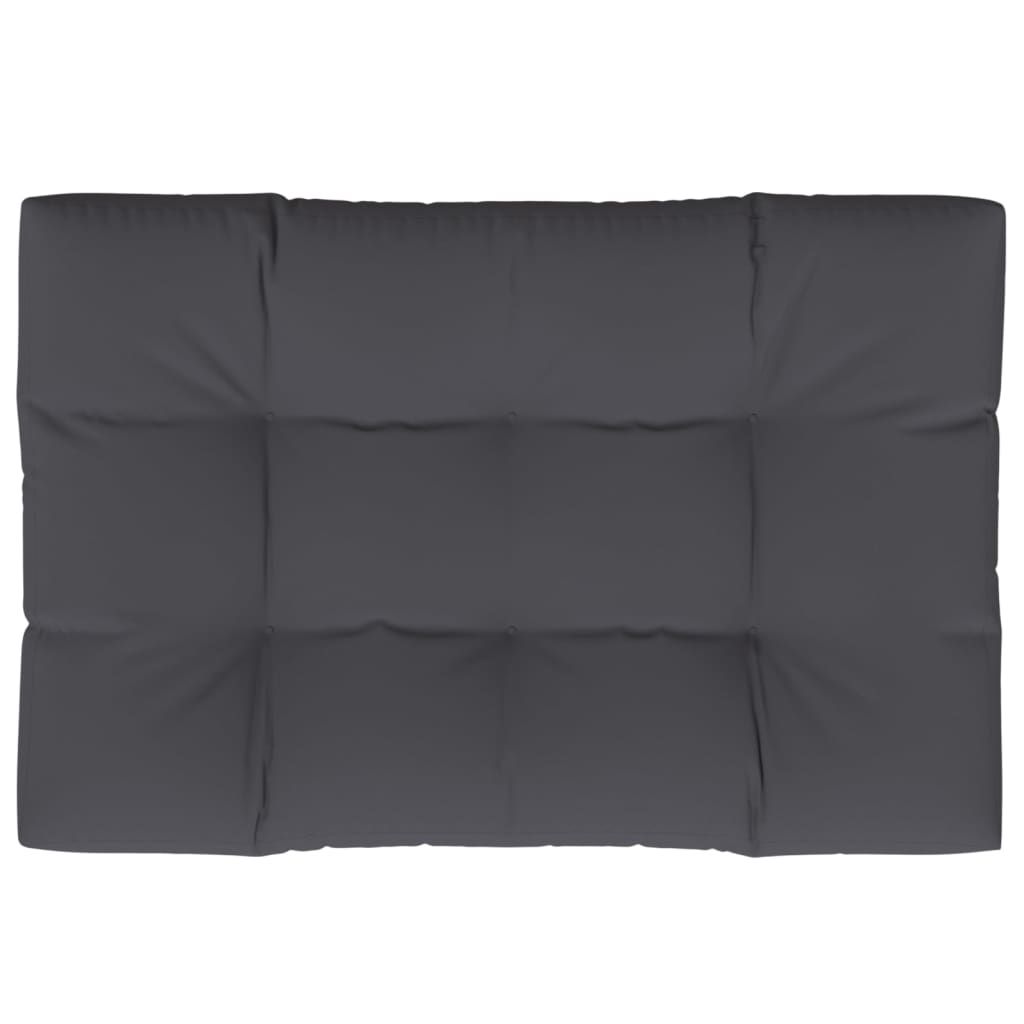 vidaXL Pallet Cushion Anthracite 47.2"x31.5"x4.7" Fabric