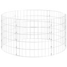 vidaXL Circular Gabion Pole Galvanized Steel Ã39.4"x19.7"