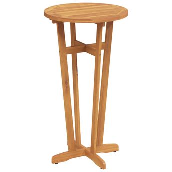 vidaXL Patio Bar Table Ã23.6"x41.3" Solid Wood Acacia