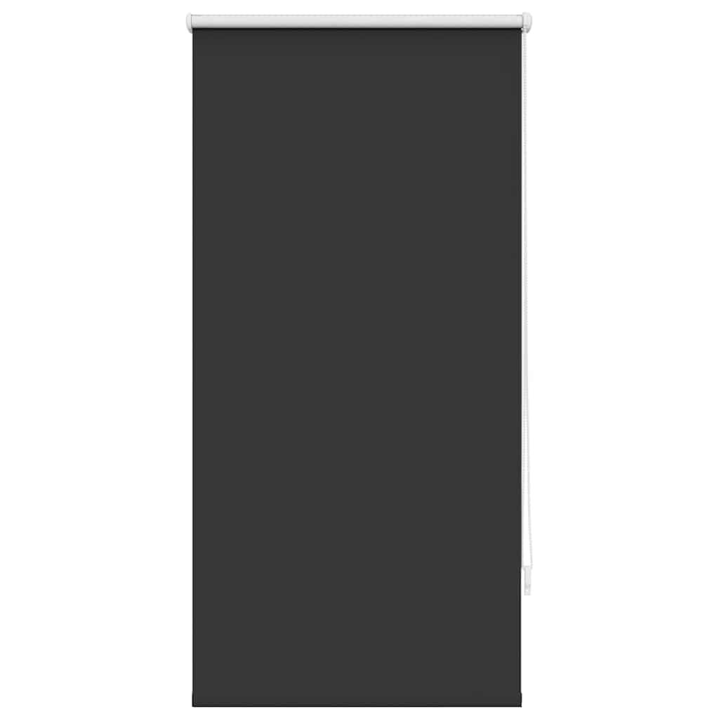 vidaXL Roller Blind Blackout 64.4x120 cm Fabric Width 60 cm Black