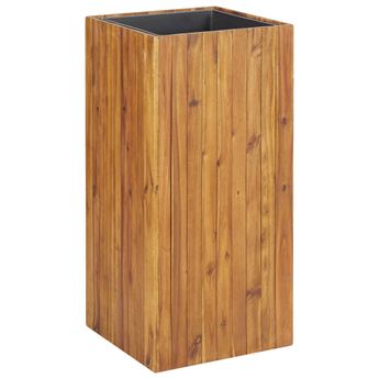 vidaXL Garden Raised Bed 17.1"x17.1"x35.4" Solid Acacia Wood