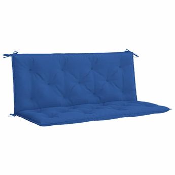 vidaXL Garden Bench Cushion Blue 120x(50+50)x7cm Oxford Fabric
