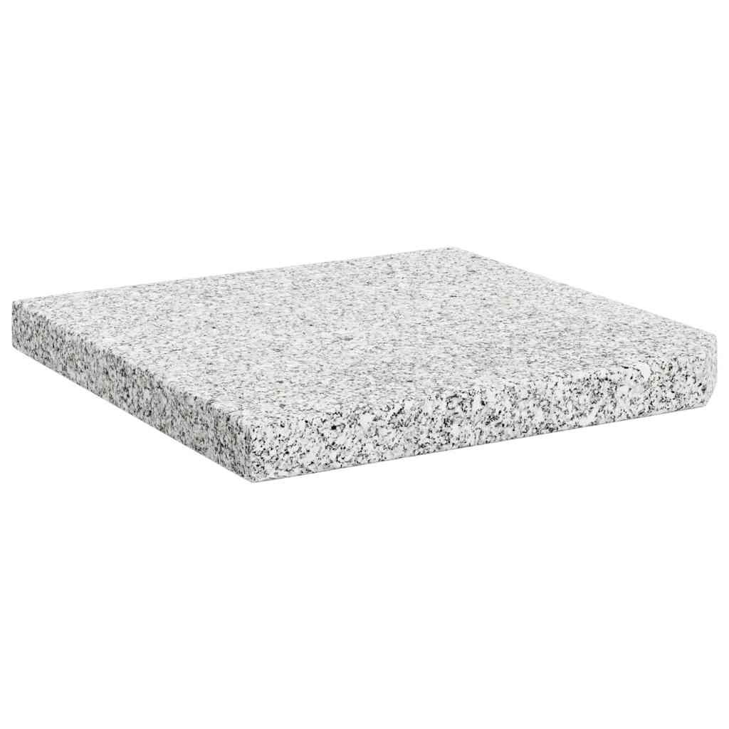 vidaXL Umbrella Weight Plate Granite 25 kg Square Grey