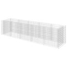 vidaXL Gabion Raised Bed Galvanized Steel 177.2"x35.4"x39.4"