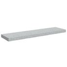 vidaXL Floating Wall Shelf Concrete Gray 35.4"x9.3"x1.5" MDF