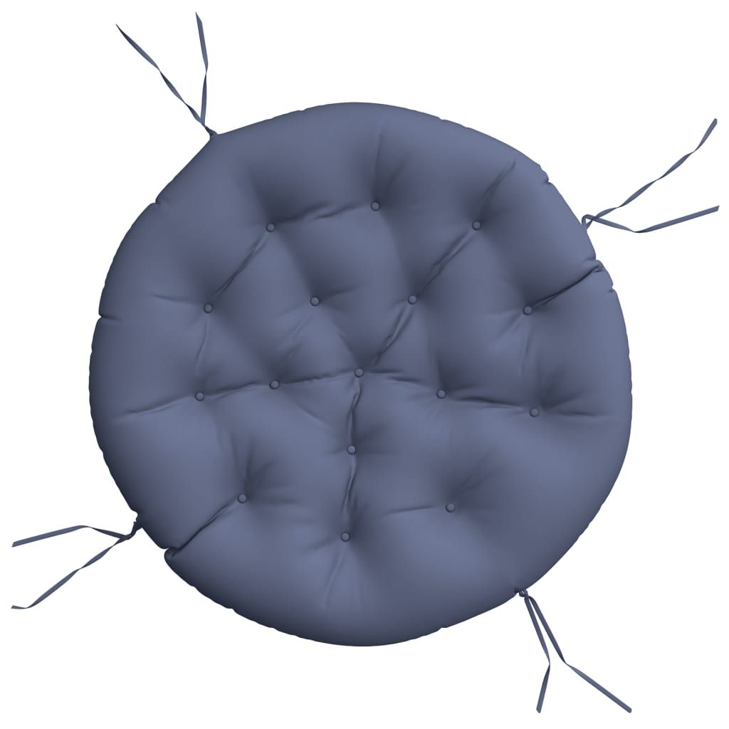 vidaXL Round Cushion Navy Blue Ø 100x11 cm Oxford Fabric