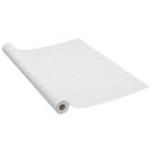 vidaXL Self-adhesive Furniture Film White Wood 500x90 cm PVC