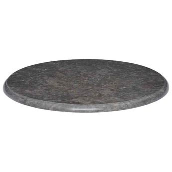 vidaXL Table Top Black Ã23.6"x1" Marble