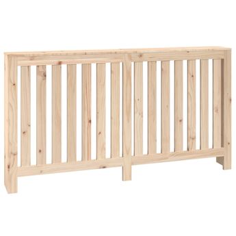 vidaXL Radiator Cover 60.2"x7.5"x33.1" Solid Wood Pine