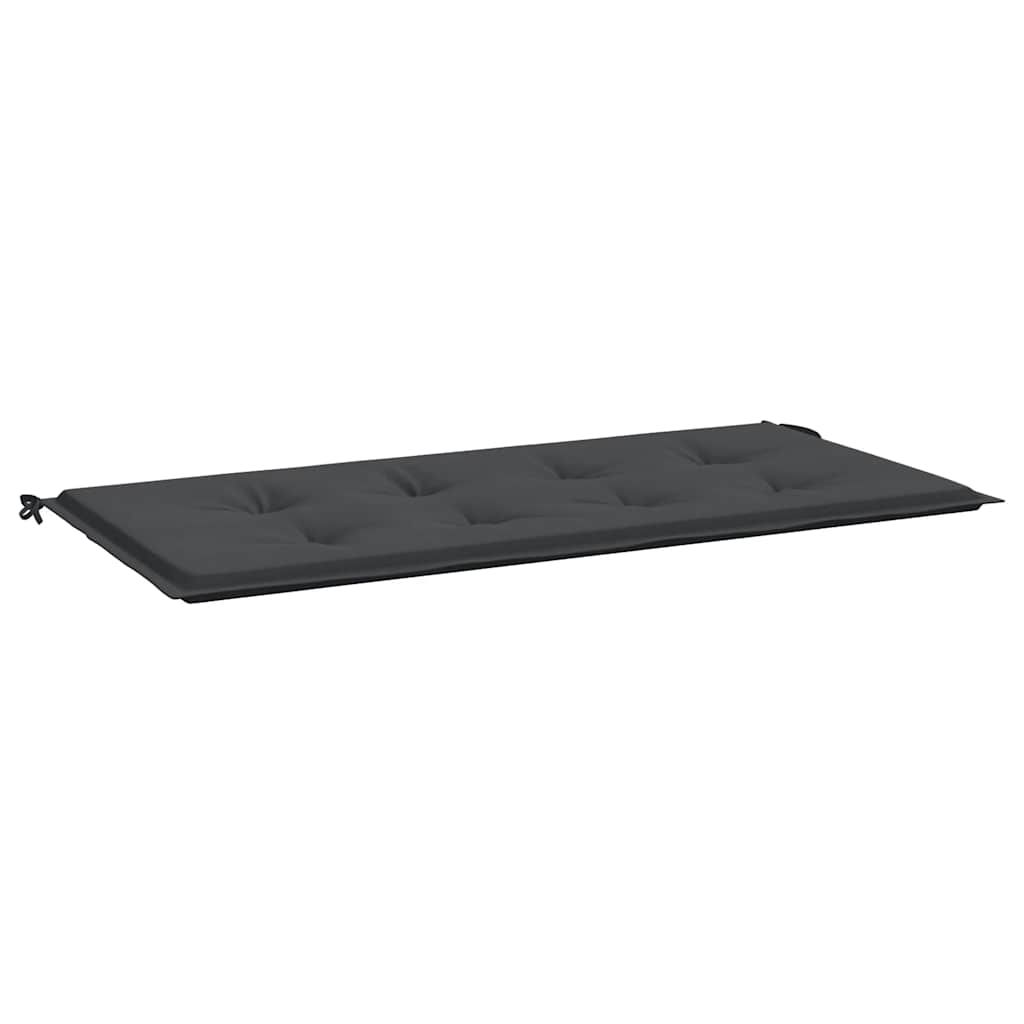vidaXL Garden Bench Cushion Black 39.4"x19.7"x1.6" Oxford Fabric