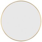 vidaXL Wall Mirror Gold Ã 19.7" Round