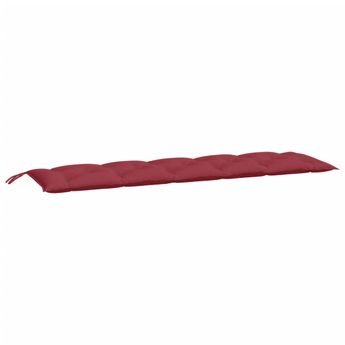 vidaXL Garden Bench Cushion Wine Red 180x50x7 cm Oxford Fabric