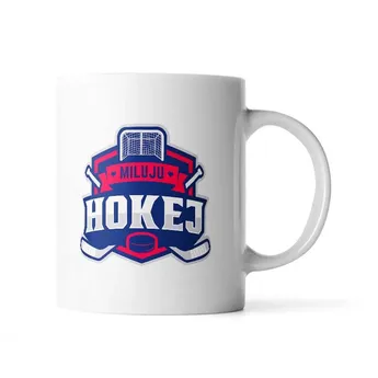 Sablio Hrnek Miluju hokej - 890 ml - XXL