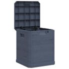 vidaXL Patio Storage Box 23.8 gal Anthracite