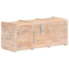 vidaXL Storage Chest 90x40x40 cm Solid Acacia Wood