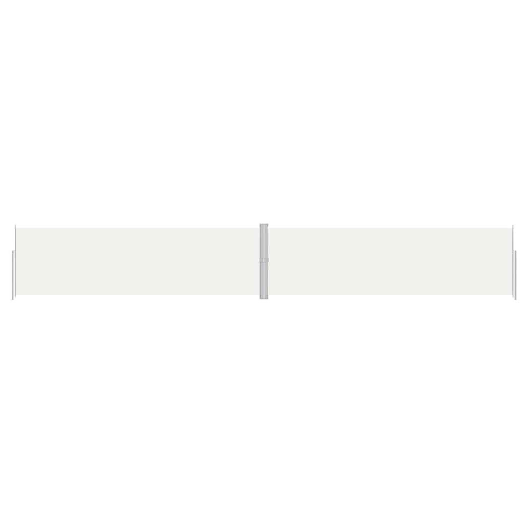 vidaXL Retractable Side Awning Cream 70.9"x472.4"