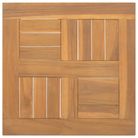 vidaXL Square Table Top 40x40x2.5 cm Solid Wood Teak