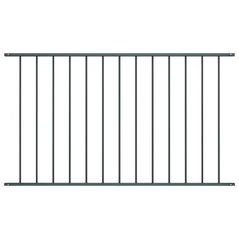 vidaXL Fence Panel Woerden Powder-coated Steel 1.7x0.75 m Anthracite