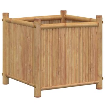 vidaXL Planter 15.7"x15.7"x15.7" Bamboo