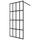 vidaXL Walk-in Shower Screen Frosted Tempered Glass 31.5"x76.8"