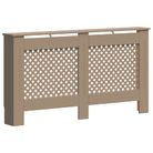 vidaXL Radiator Cover 59.8"x7.5"x32.1" MDF