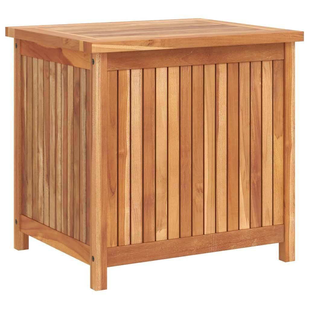vidaXL Patio Storage Box 23.6"x19.7"x22.8" Solid Wood Teak