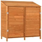 vidaXL Garden Shed Brown 102x52x112 cm Solid Wood Fir