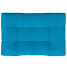 vidaXL Pallet Cushion Blue 120x80x12 cm Fabric