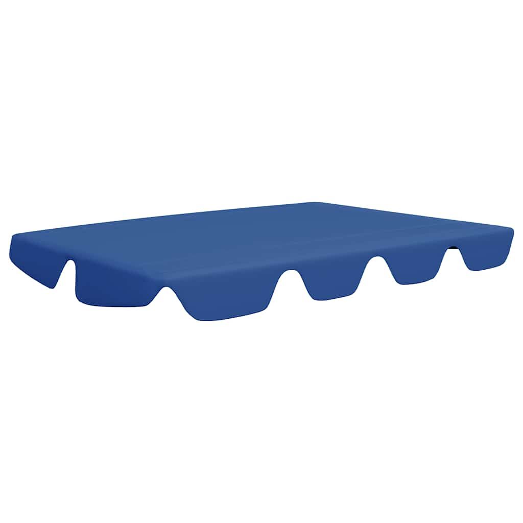 vidaXL Replacement Canopy for Garden Swing Blue 150/130x105/70 cm