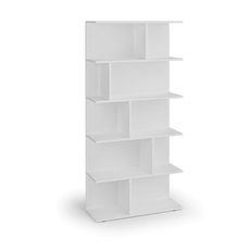 CASCADE bookcase, 1766 x 800 x 300 mm, white