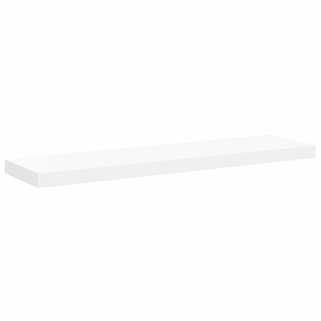 vidaXL Floating Wall Shelf White 35.4"x9.3"x1.5" MDF