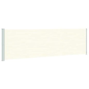 vidaXL Patio Retractable Side Awning 180x600 cm Cream