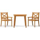 vidaXL 3 Piece Garden Dining Set Solid Wood Acacia