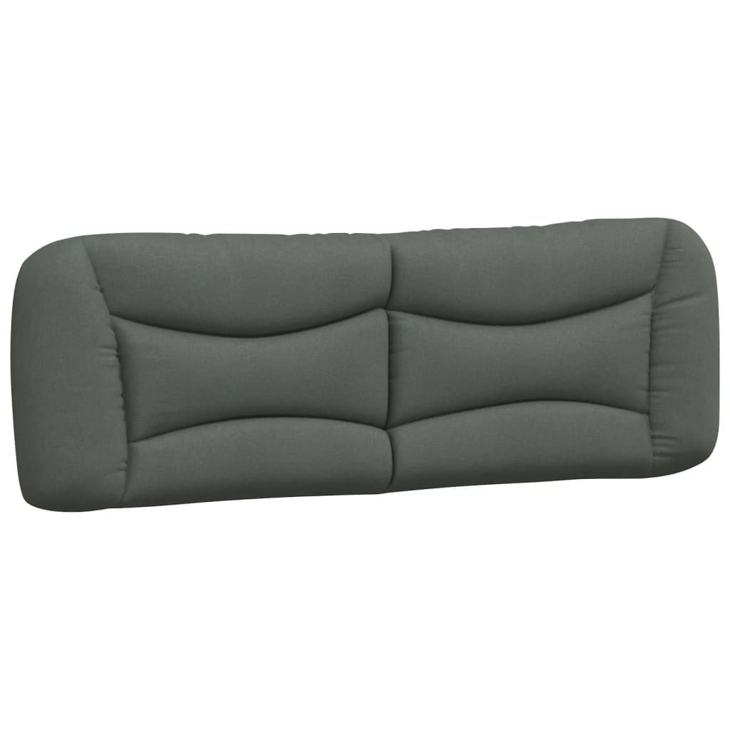 vidaXL Headboard Cushion "Hvar" Dark Gray 60.2" Fabric