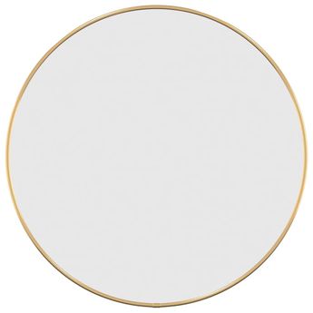 vidaXL Wall Mirror Gold Ã 19.7" Round