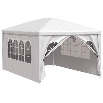 vidaXL Party Tent 10'x13' White