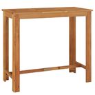 vidaXL Patio Bar Table 47.2"x23.6"x41.3" Solid Wood Acacia
