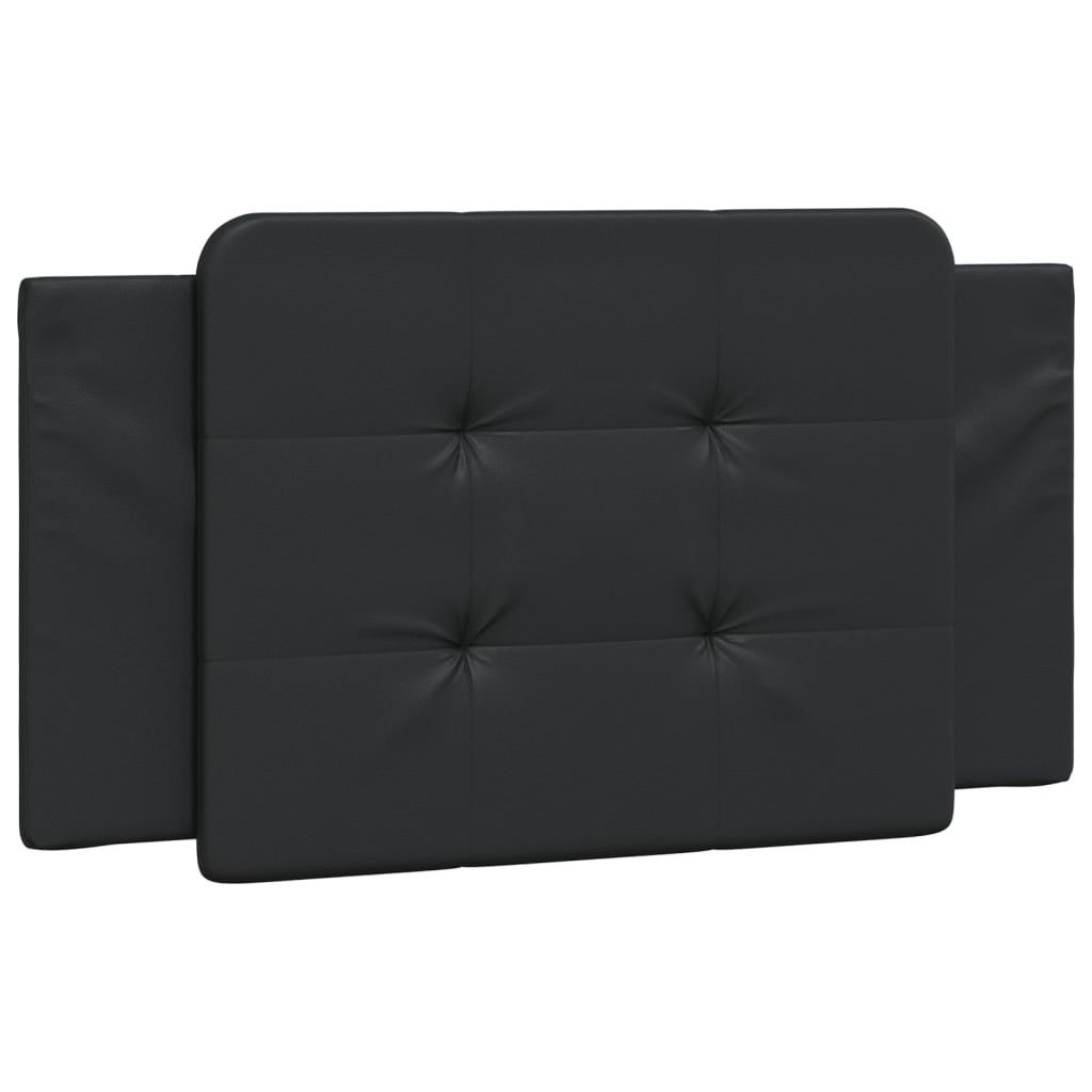 vidaXL Headboard Cushion "Zadar" Black 39.4" Faux Leather