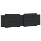 vidaXL Headboard Cushion "Zadar" Black 72" Faux Leather