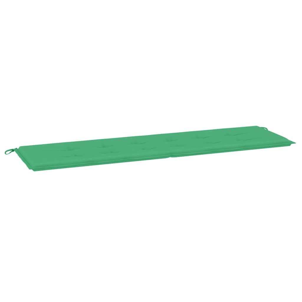 vidaXL Garden Bench Cushion Green 70.9"x19.7"x1.2" Oxford Fabric