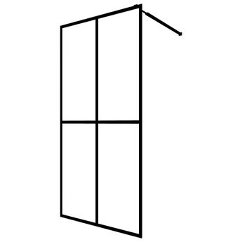 vidaXL Walk-in Shower Screen Frosted Tempered Glass 46.5"x74.8"