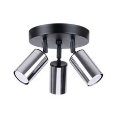 Ceiling lamp Winx, 3x chrome metal shade, (possibility of positioning), o