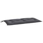 vidaXL Garden Bench Cushion Anthracite 43.3"x19.7"x2.8" Oxford Fabric